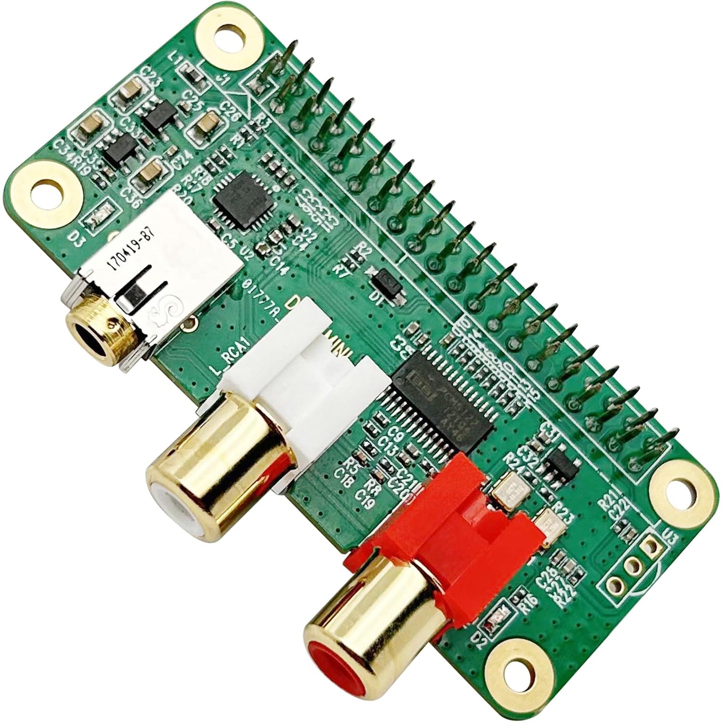 Innomaker Raspberry Pi HiFi DAC MINI HAT PCM5122 HiFi DAC Audio Card Expansion Board for Raspberry Pi Zero/Zero 2/Zero 2W/Pi5/Pi4